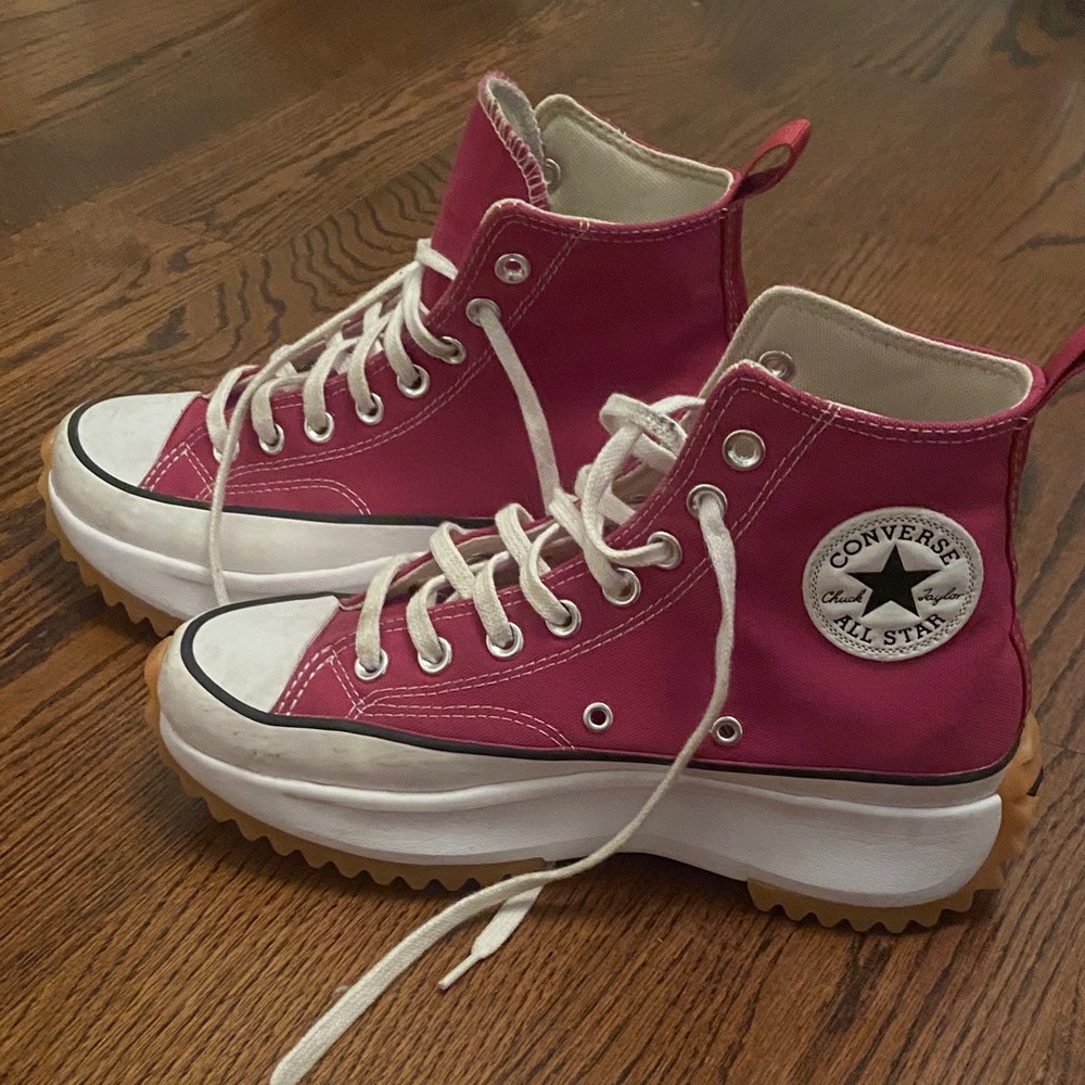 Converse Women's Fuchsia High-Top Sneakers